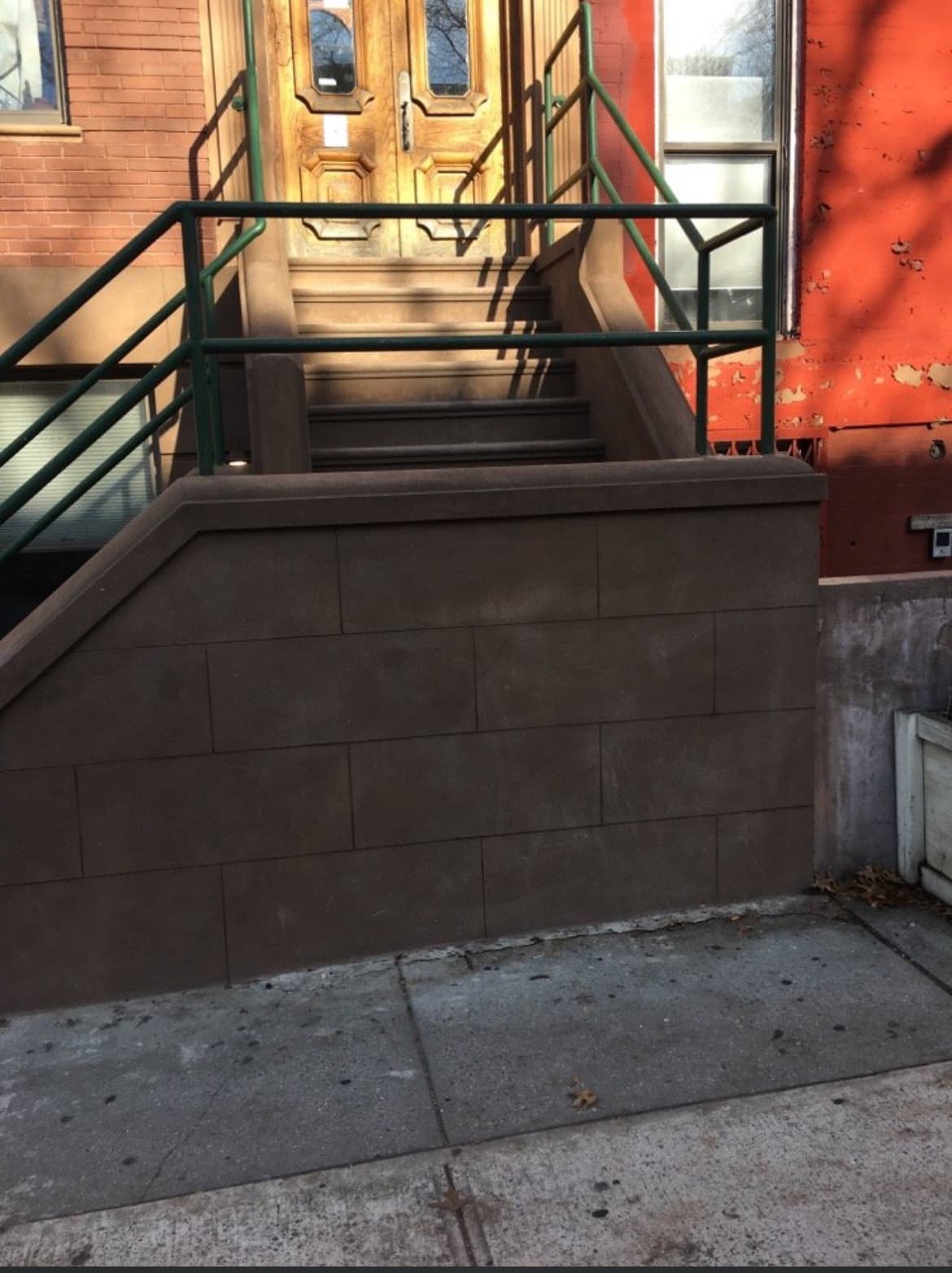 Concrete Staircase with Railings