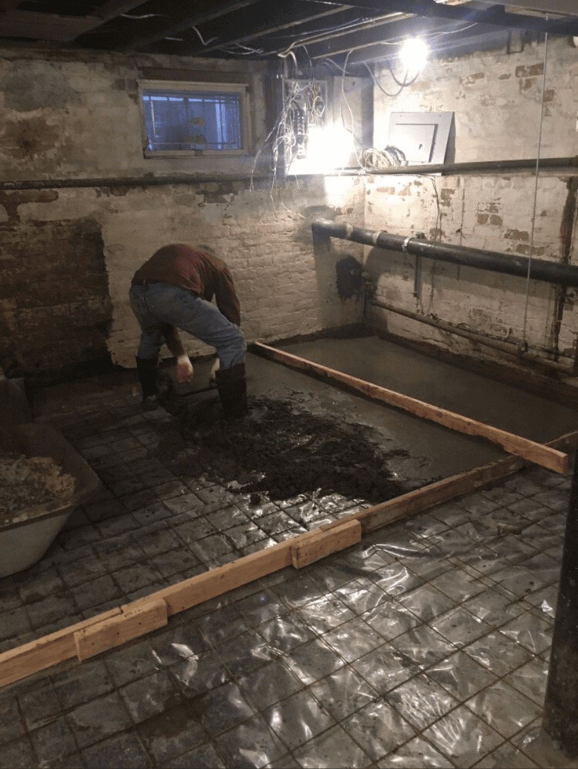 Basement Wall Painting