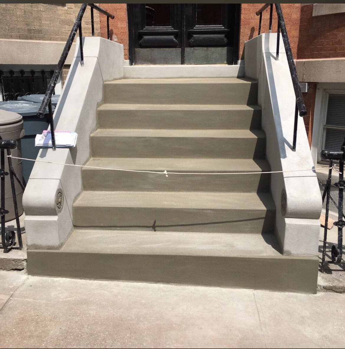 Concrete Front Stoop Resurfacing