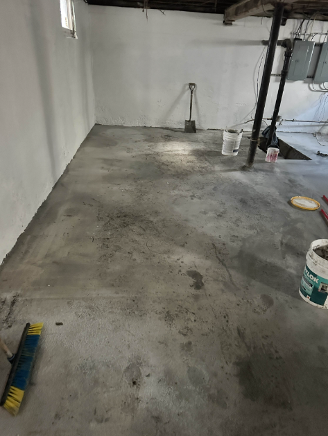 Basement Floor Cleanup