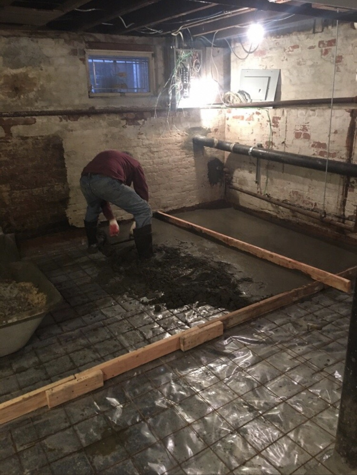 Basement Wall Painting