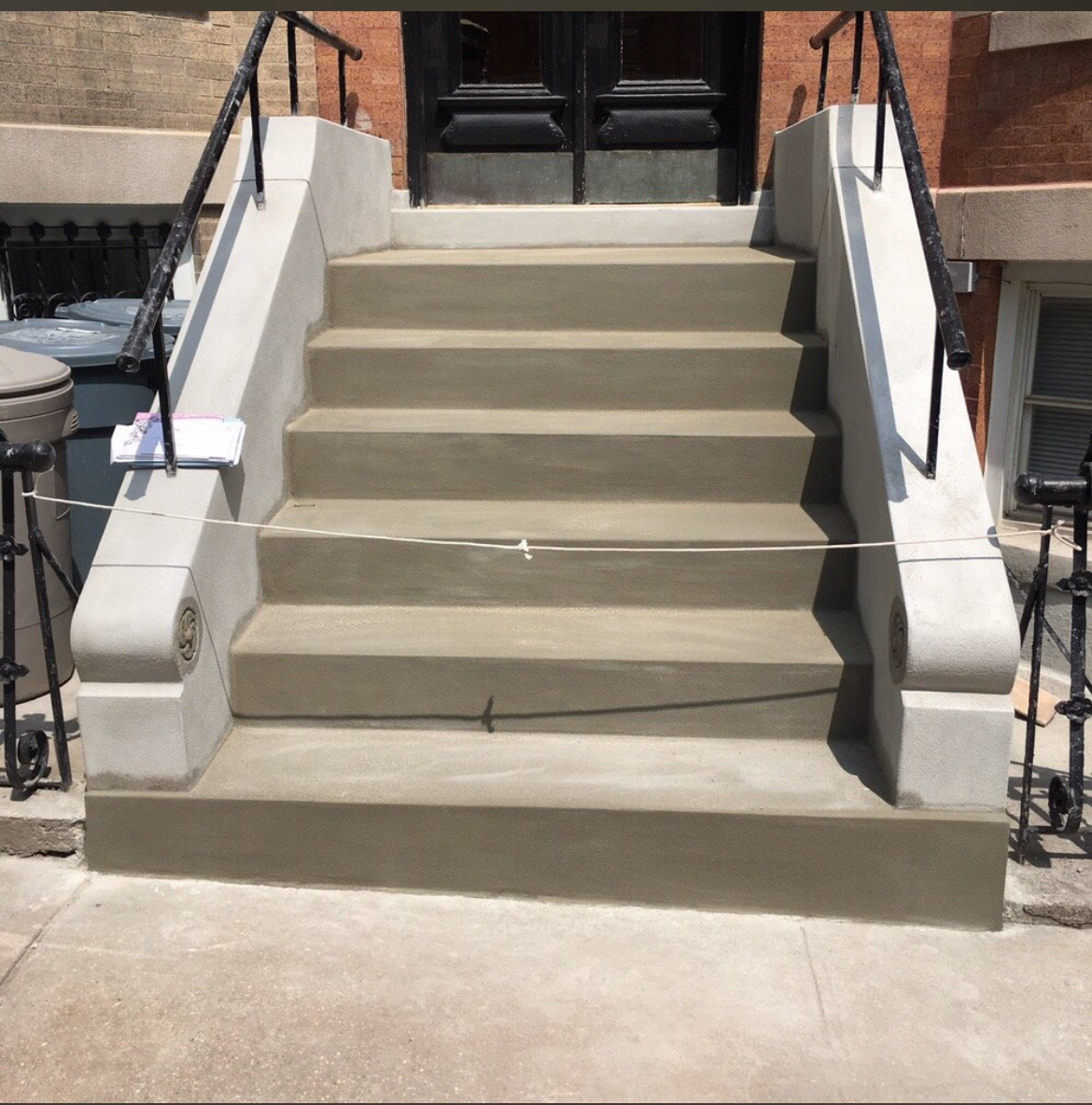 Concrete Front Stoop Resurfacing